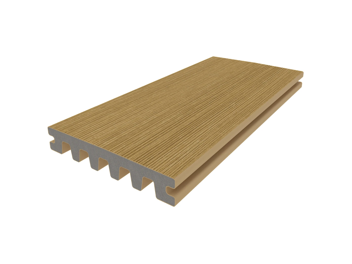 Composiet Vlonderplank Enkelzijdig Red Cedar  2.3 x 13.8 cm - Lengte 300 cm - Afbeelding 1
